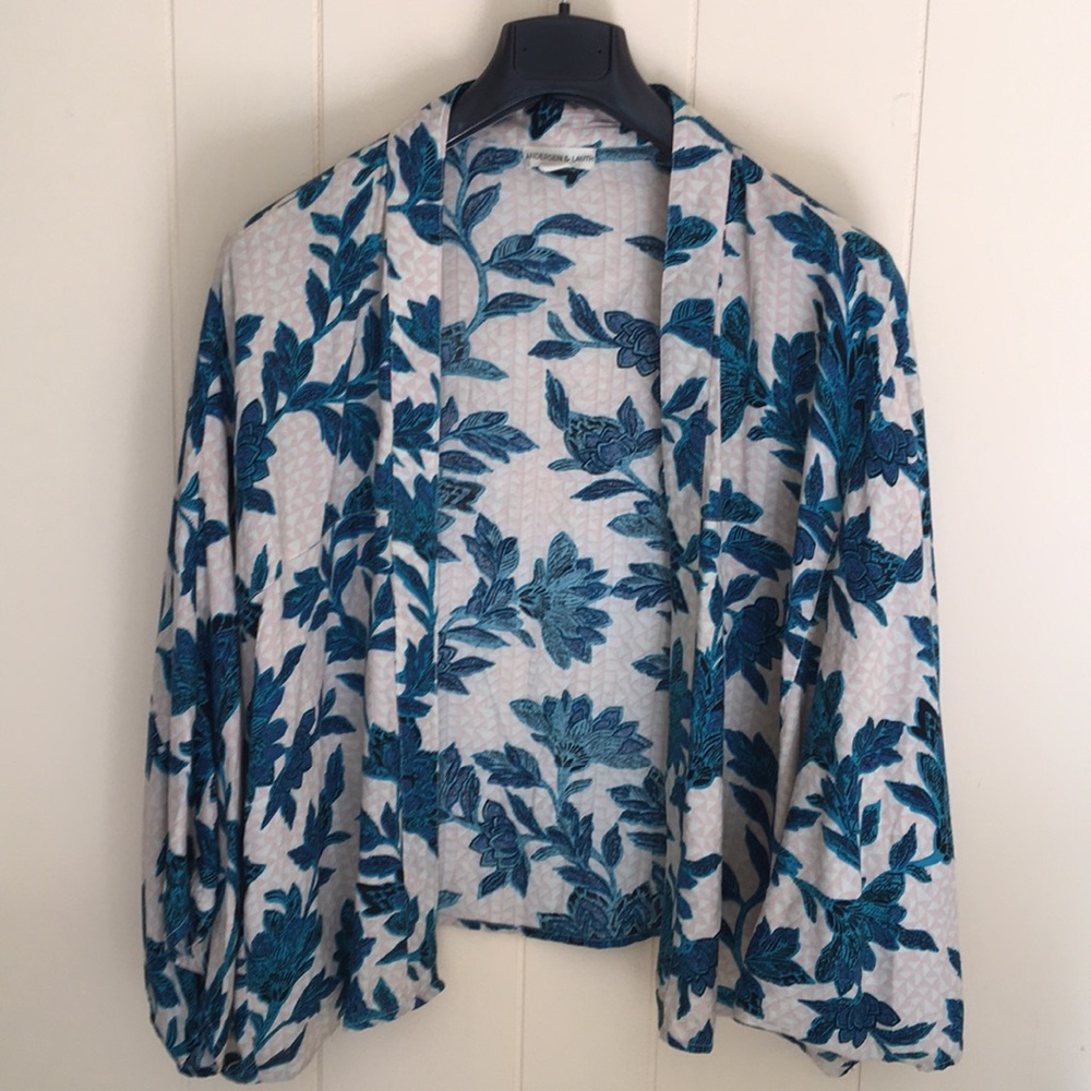 Anthropologie Floral Kimono